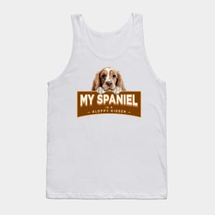 My "Cocker" Spaniel is a Sloppy Kisser Tank Top